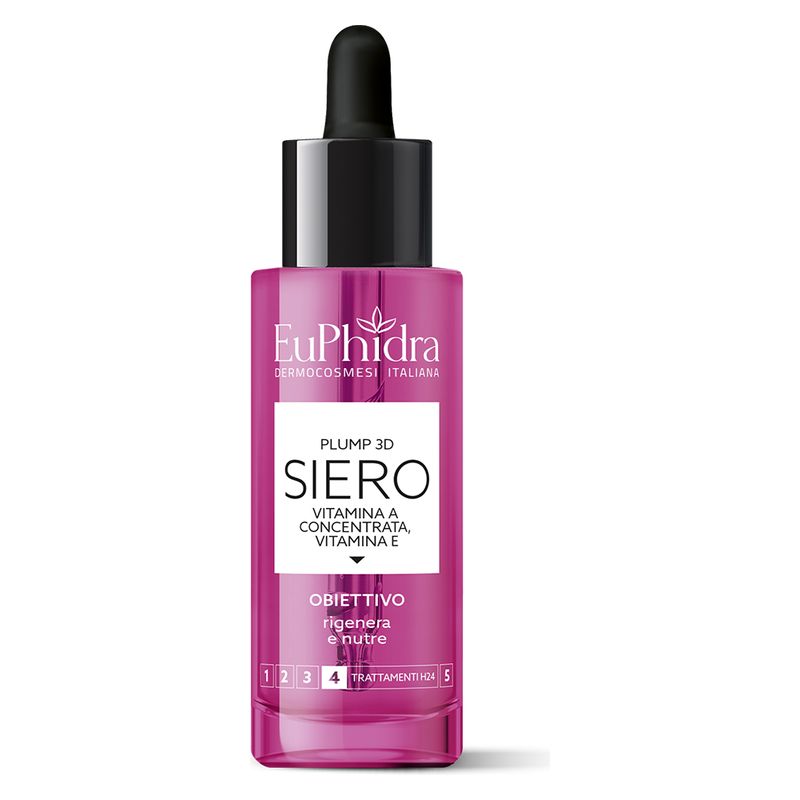 EUPHIDRA - PLUMP 3D SIERO VITAMINA A CONCENTRATA, VITAMINA E EUPHIDRA - PLUMP 3D SIERO VITAMINA A CONCENTRATA, VITAMINA E