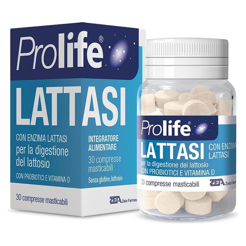 PROLIFE - LATTASI INTEGRATORE ALIMENTARE COMPRESSE MASTICABILI PROLIFE - LATTASI INTEGRATORE ALIMENTARE COMPRESSE MASTICABILI