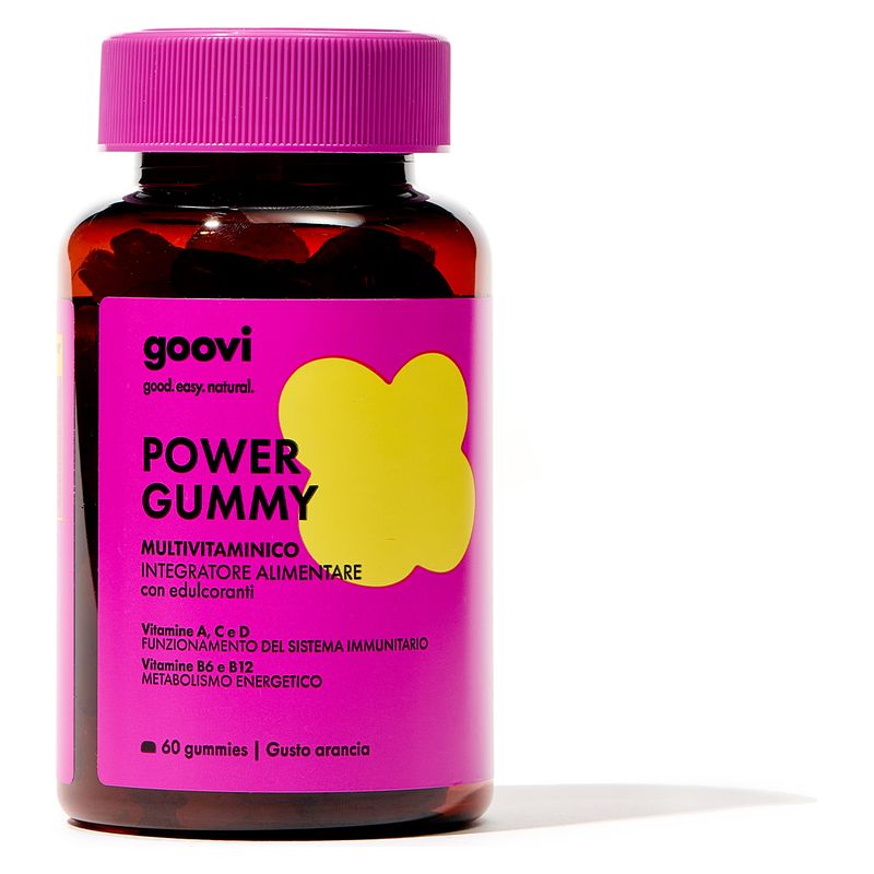 GOOVI - POWER GUMMY MULTIVITAMINICO INTEGRATORE ALIMENTARE GOOVI - POWER GUMMY MULTIVITAMINICO INTEGRATORE ALIMENTARE