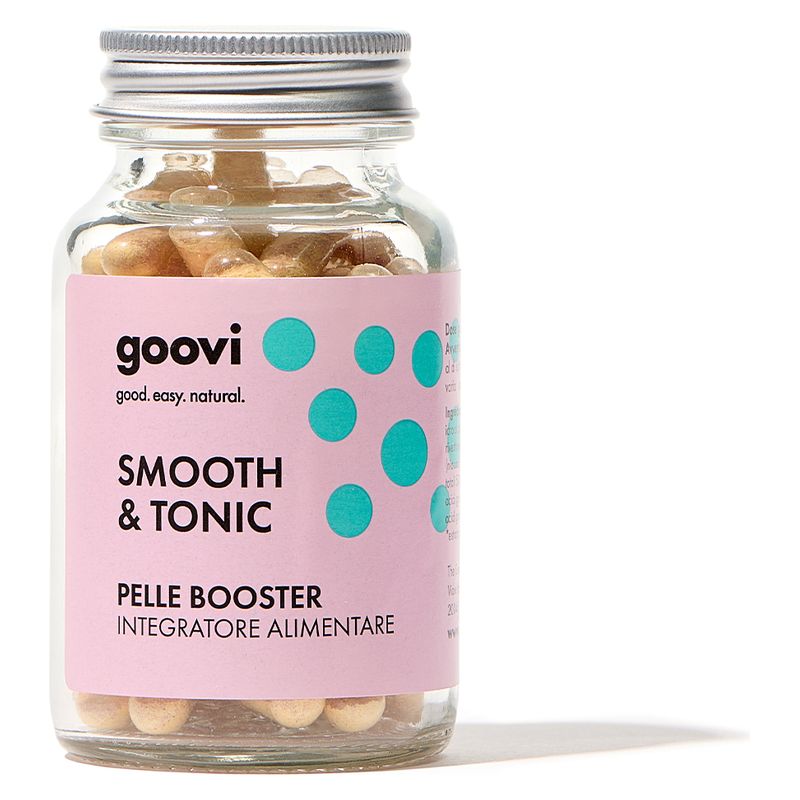 GOOVI - SMOOTH & TONIC PELLE BOOSTER INTEGRATORE ALIMENTARE GOOVI - SMOOTH & TONIC PELLE BOOSTER INTEGRATORE ALIMENTARE