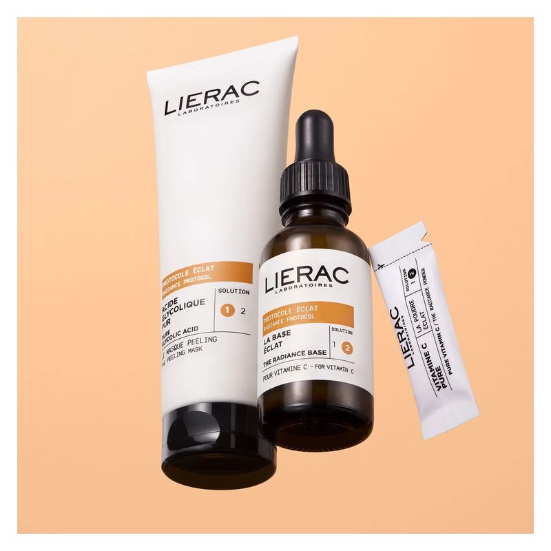 LIERAC - PROTOCOLE éCLAT LA BASE éCLAT POUR VITAMINE C LIERAC - PROTOCOLE éCLAT LA BASE éCLAT POUR VITAMINE C
