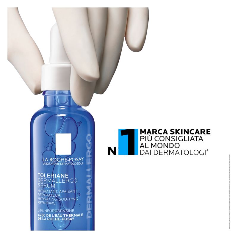 LA ROCHE-POSAY - TOLERIANE DERMALLERGO SéRUM HYDRATANT, APAISANT, RéPARATEUR LA ROCHE-POSAY - TOLERIANE DERMALLERGO SéRUM HYDRATANT, APAISANT, RéPARATEUR