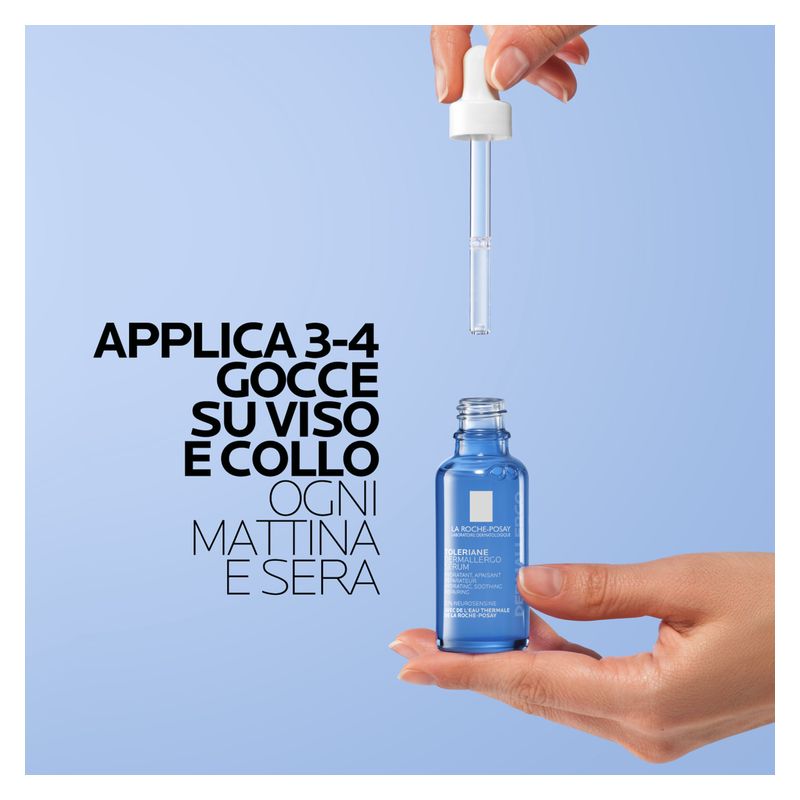 LA ROCHE-POSAY - TOLERIANE DERMALLERGO SéRUM HYDRATANT, APAISANT, RéPARATEUR LA ROCHE-POSAY - TOLERIANE DERMALLERGO SéRUM HYDRATANT, APAISANT, RéPARATEUR