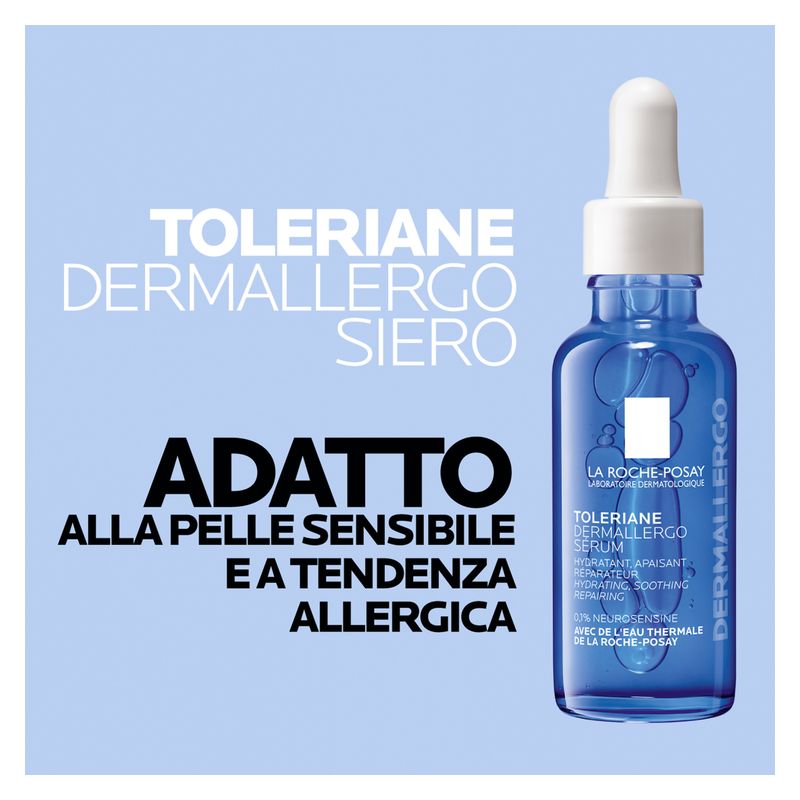 LA ROCHE-POSAY - TOLERIANE DERMALLERGO SéRUM HYDRATANT, APAISANT, RéPARATEUR LA ROCHE-POSAY - TOLERIANE DERMALLERGO SéRUM HYDRATANT, APAISANT, RéPARATEUR