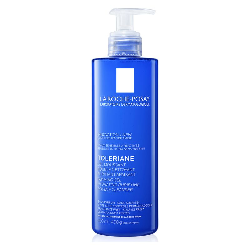 LA ROCHE-POSAY - TOLERIANE GEL MOUSSANT DOUBLE NETTOYANT PURIFIANT APAISANT LA ROCHE-POSAY - TOLERIANE GEL MOUSSANT DOUBLE NETTOYANT PURIFIANT APAISANT