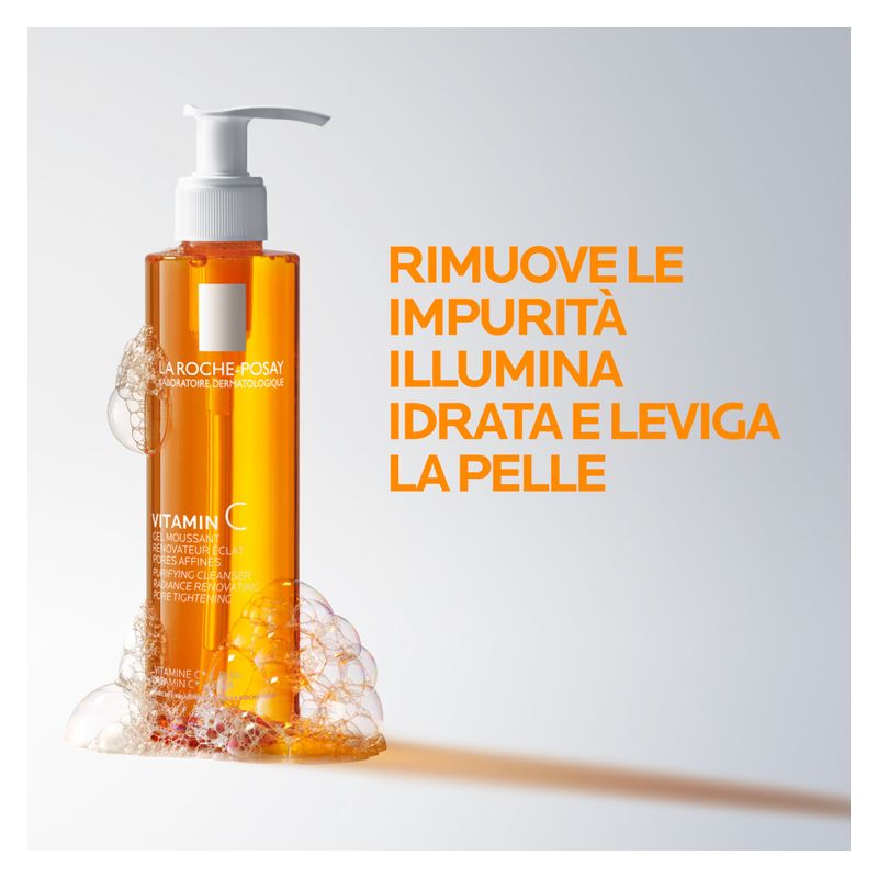 LA ROCHE-POSAY - VITAMIN C GEL MOUSSANT RENOVATEUR ECLAT PORES AFFINES LA ROCHE-POSAY - VITAMIN C GEL MOUSSANT RENOVATEUR ECLAT PORES AFFINES