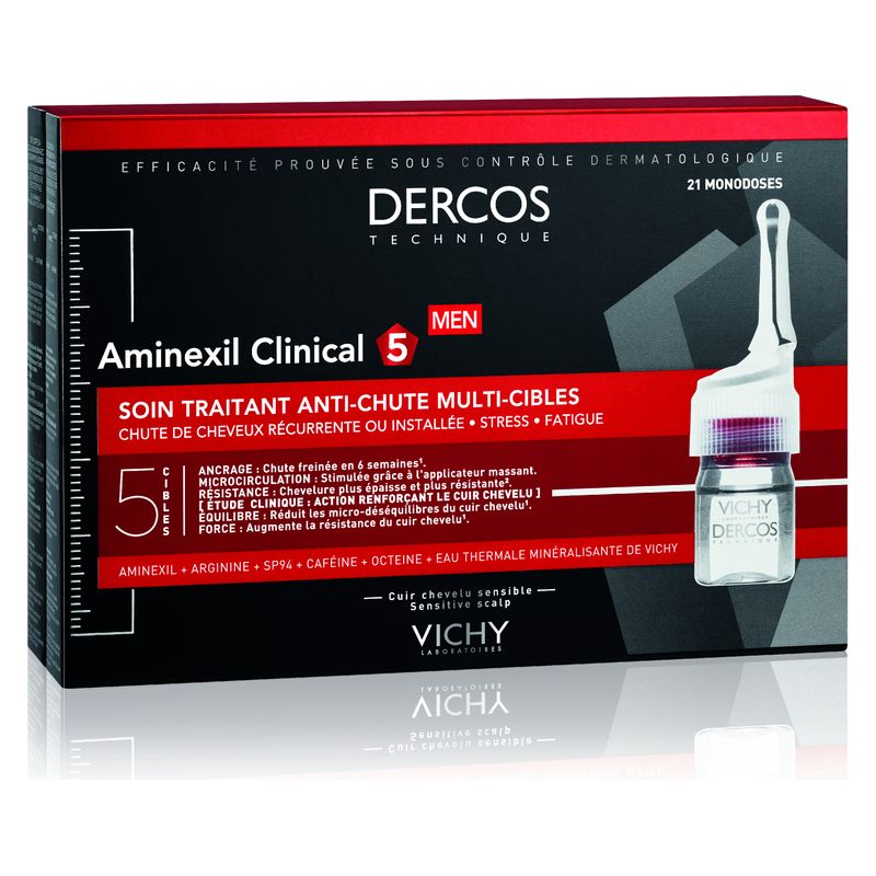 VICHY - Dercos Aminexil Clinical 5 Men Soin Traitant Anti-Chute Multi-Cibles VICHY - Dercos Aminexil Clinical 5 Men Soin Traitant Anti-Chute Multi-Cibles
