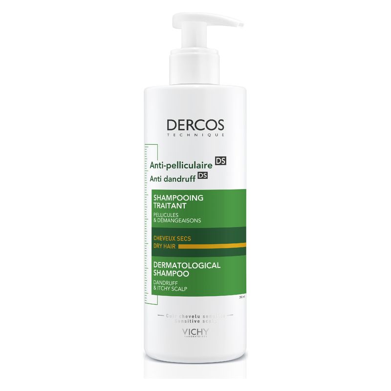 VICHY - DERCOS ANTI DANDRUFF DS SHAMPOOING TRAITANT CHEVEUX SECS VICHY - DERCOS ANTI DANDRUFF DS SHAMPOOING TRAITANT CHEVEUX SECS