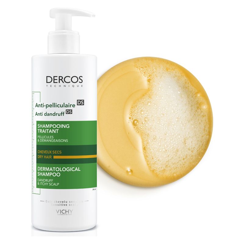 VICHY - DERCOS ANTI DANDRUFF DS SHAMPOOING TRAITANT CHEVEUX SECS VICHY - DERCOS ANTI DANDRUFF DS SHAMPOOING TRAITANT CHEVEUX SECS