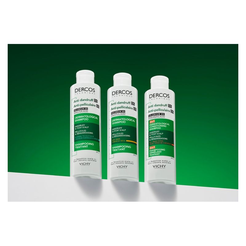 VICHY - DERCOS ANTI DANDRUFF DS 2 IN 1 DERMATOLOGICAL CONDITIONING SHAMPOO VICHY - DERCOS ANTI DANDRUFF DS 2 IN 1 DERMATOLOGICAL CONDITIONING SHAMPOO