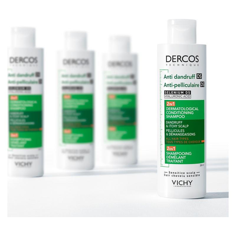 VICHY - DERCOS ANTI DANDRUFF DS 2 IN 1 DERMATOLOGICAL CONDITIONING SHAMPOO VICHY - DERCOS ANTI DANDRUFF DS 2 IN 1 DERMATOLOGICAL CONDITIONING SHAMPOO