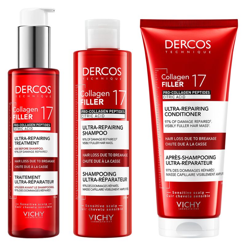 VICHY - DERCOS COLLAGEN FILLER 17 ULTRA-REPAIRING CONDITIONER VICHY - DERCOS COLLAGEN FILLER 17 ULTRA-REPAIRING CONDITIONER