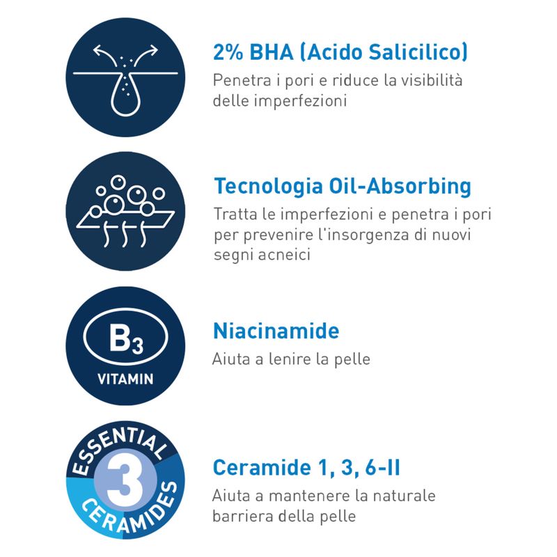 CERAVE - Detergente Controllo Imperfezioni Per Pelle A Tendenza Acneica CERAVE - Detergente Controllo Imperfezioni Per Pelle A Tendenza Acneica