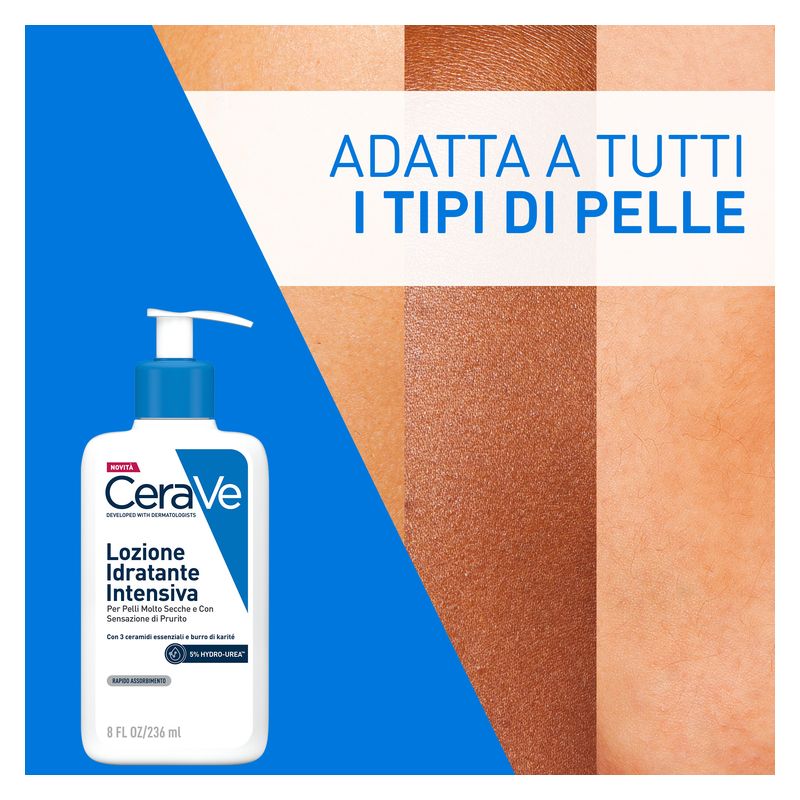 CERAVE - LOZIONE IDRATANTE INTENSIVA PER PELLI MOLTO SECCHE E CON SENSAZIONE DI PRURITO 5 % HYDRO-UREA