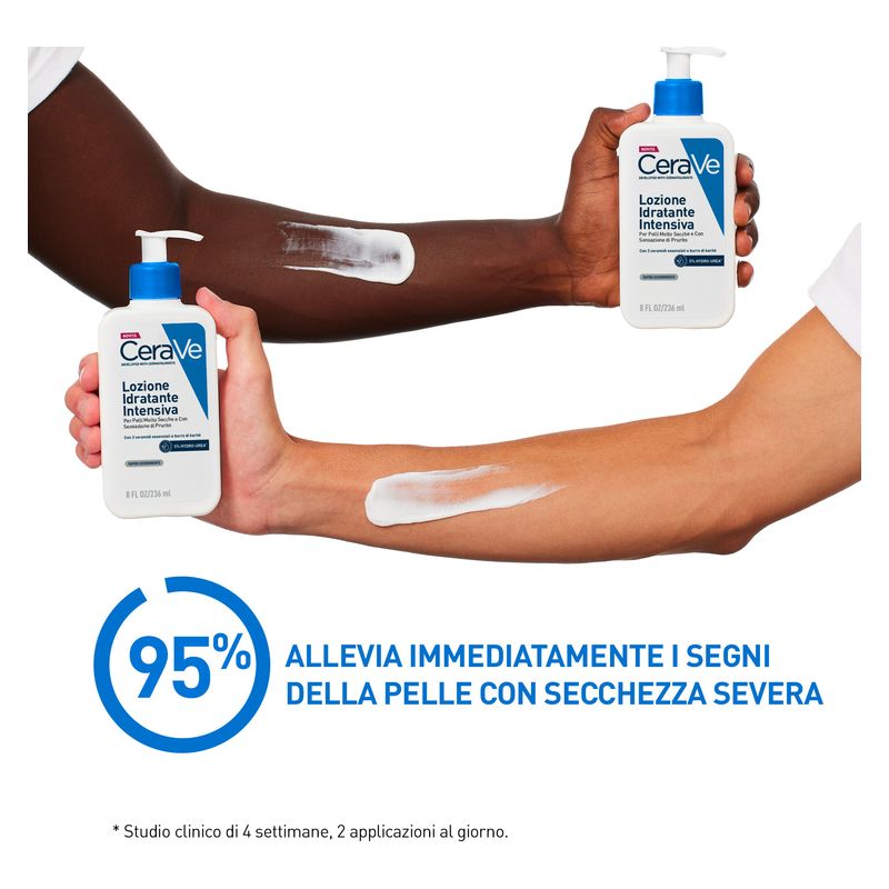 CERAVE - LOZIONE IDRATANTE INTENSIVA PER PELLI MOLTO SECCHE E CON SENSAZIONE DI PRURITO 5 % HYDRO-UREA