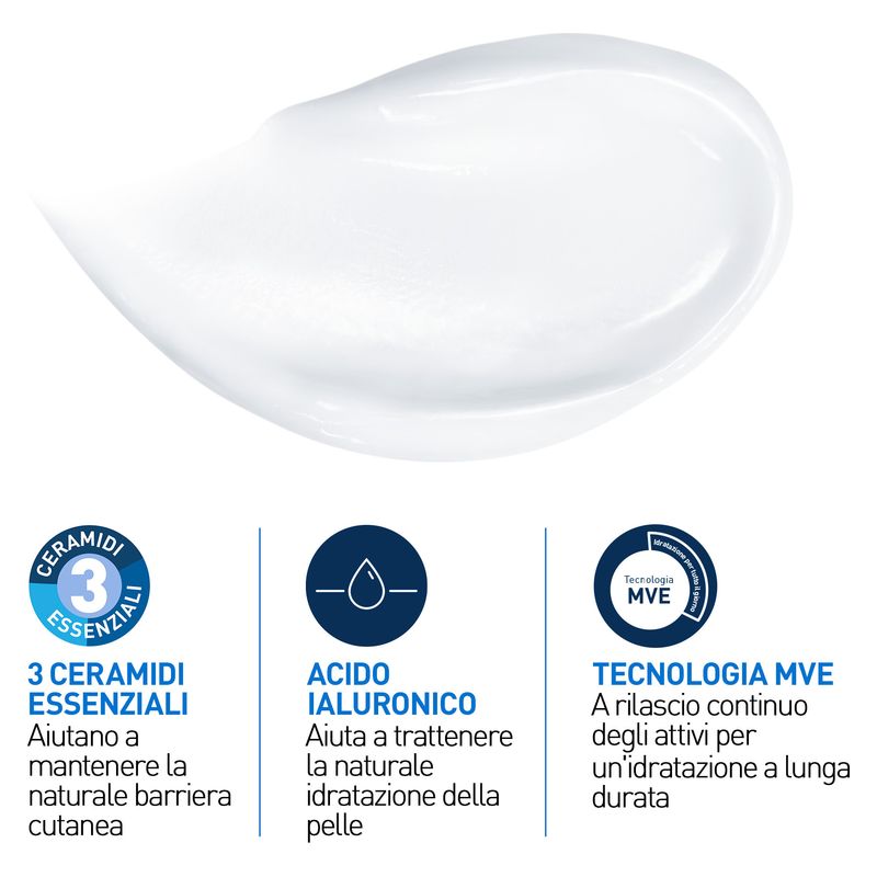 CERAVE - Crema Idratante Per Pelli Secche E Molto Secche Senza Profumo