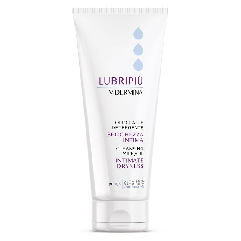 VIDERMINA - LUBRIPIù OLIO LATTE DETRGENTE SECCHEZZA INTIMA PH 4.5 VIDERMINA - LUBRIPIù OLIO LATTE DETRGENTE SECCHEZZA INTIMA PH 4.5