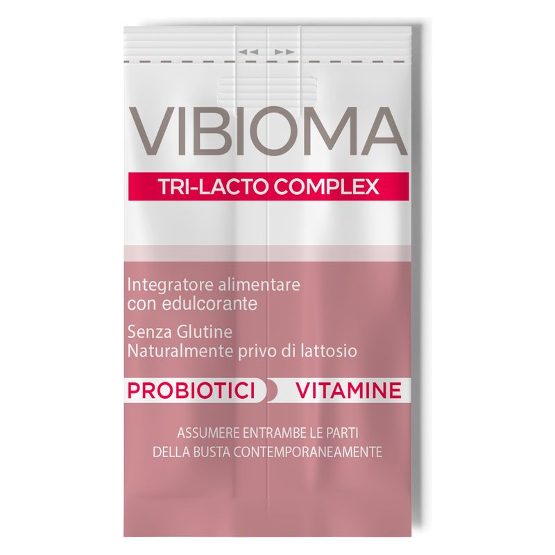 VIBIOMA - TRI-LACTO COMPLEX INTEGRATORE ALIMENTARE CON EDULCORANTE BUSTINE VIBIOMA - TRI-LACTO COMPLEX INTEGRATORE ALIMENTARE CON EDULCORANTE BUSTINE