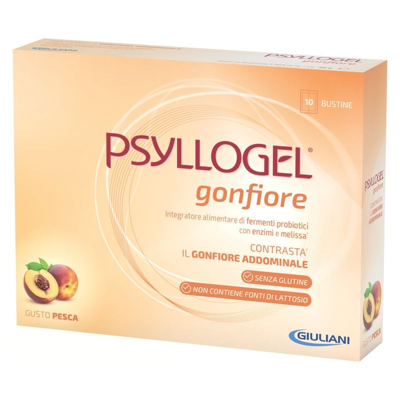 GIULIANI - PSYLLOGEL GONFIORE INTEGRATORE ALIMENTARE GUSTO PESCA GIULIANI - PSYLLOGEL GONFIORE INTEGRATORE ALIMENTARE GUSTO PESCA
