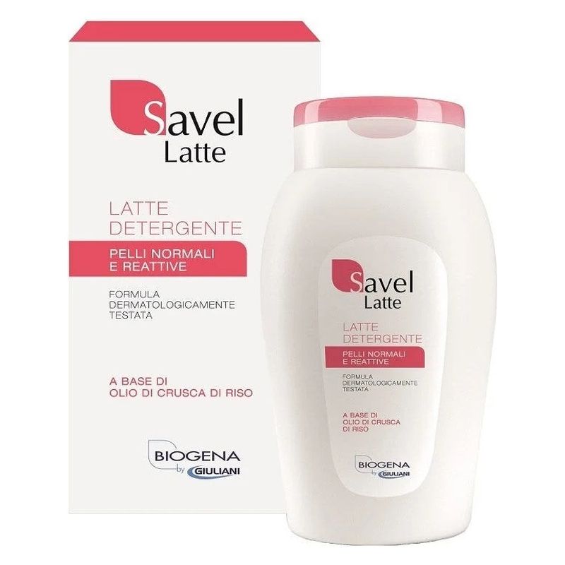 BIOGENA - SAVEL LATTE DETERGENTE PELLI NORMALI E REATTIVE BIOGENA - SAVEL LATTE DETERGENTE PELLI NORMALI E REATTIVE