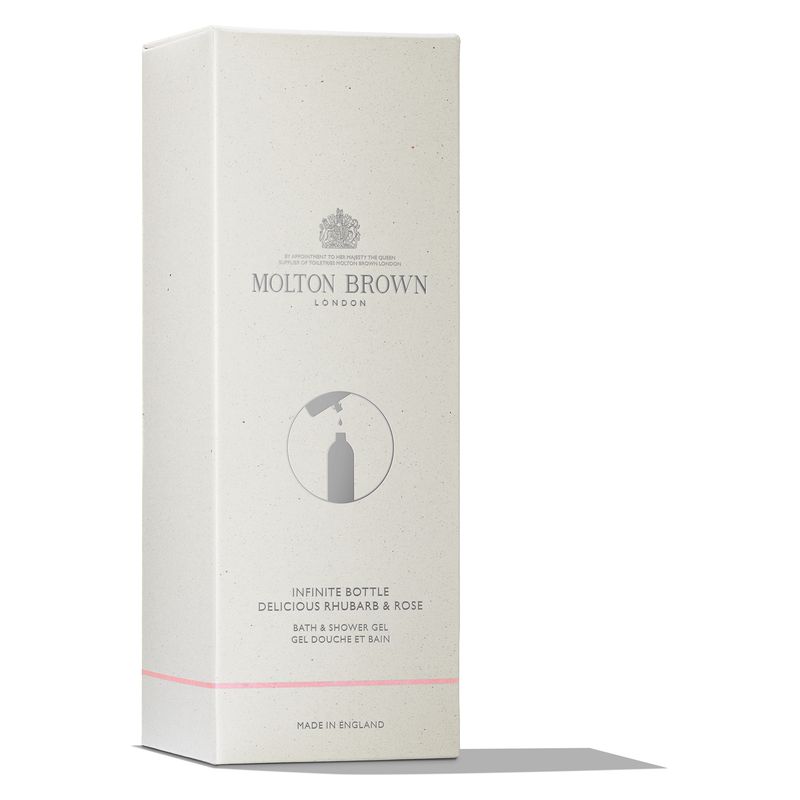MOLTON BROWN - RHUBARB & ROSE INFINITE BOTTLE BATH & SHOWER GEL MOLTON BROWN - RHUBARB & ROSE INFINITE BOTTLE BATH & SHOWER GEL