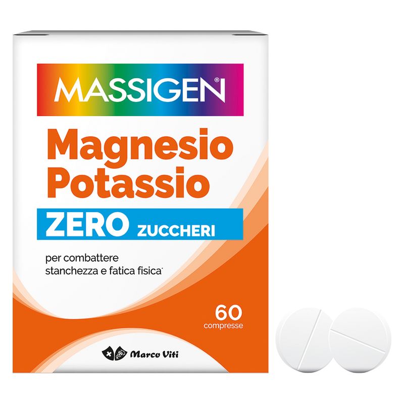 DR. MARCO VITI - MASSIGEN MAGNESIO POTASSIO ZERO ZUCCHERI COMPRESSE DR. MARCO VITI - MASSIGEN MAGNESIO POTASSIO ZERO ZUCCHERI COMPRESSE