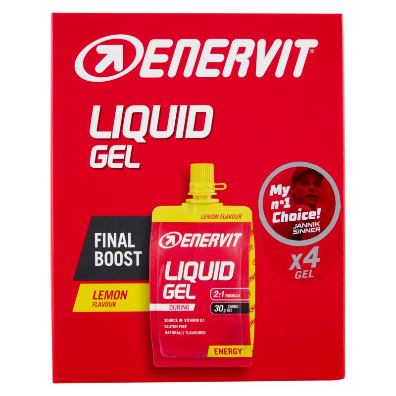 ENERVIT - LIQUID GEL LEMON FLAVOUR ENERVIT - LIQUID GEL LEMON FLAVOUR
