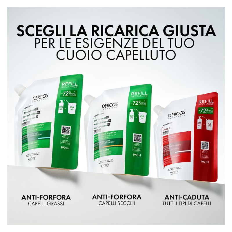CERAVE - Dercos Technique Anti Dandruff Ds Dermatological Shampoo Dandruff & Itchy Scalp