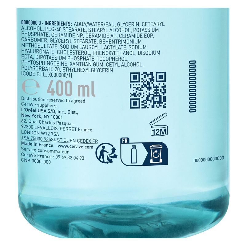 CERAVE - ACQUA MICELLARE PURIFICANTE PER PELLI DA NORMALI A GRASSE