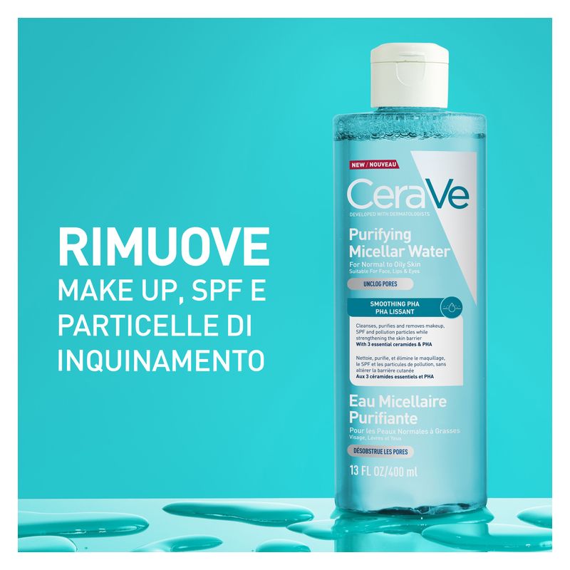CERAVE - ACQUA MICELLARE PURIFICANTE PER PELLI DA NORMALI A GRASSE