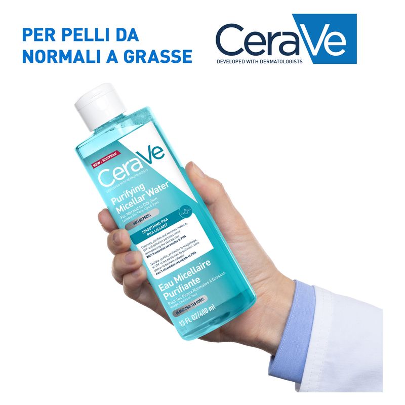 CERAVE - ACQUA MICELLARE PURIFICANTE PER PELLI DA NORMALI A GRASSE