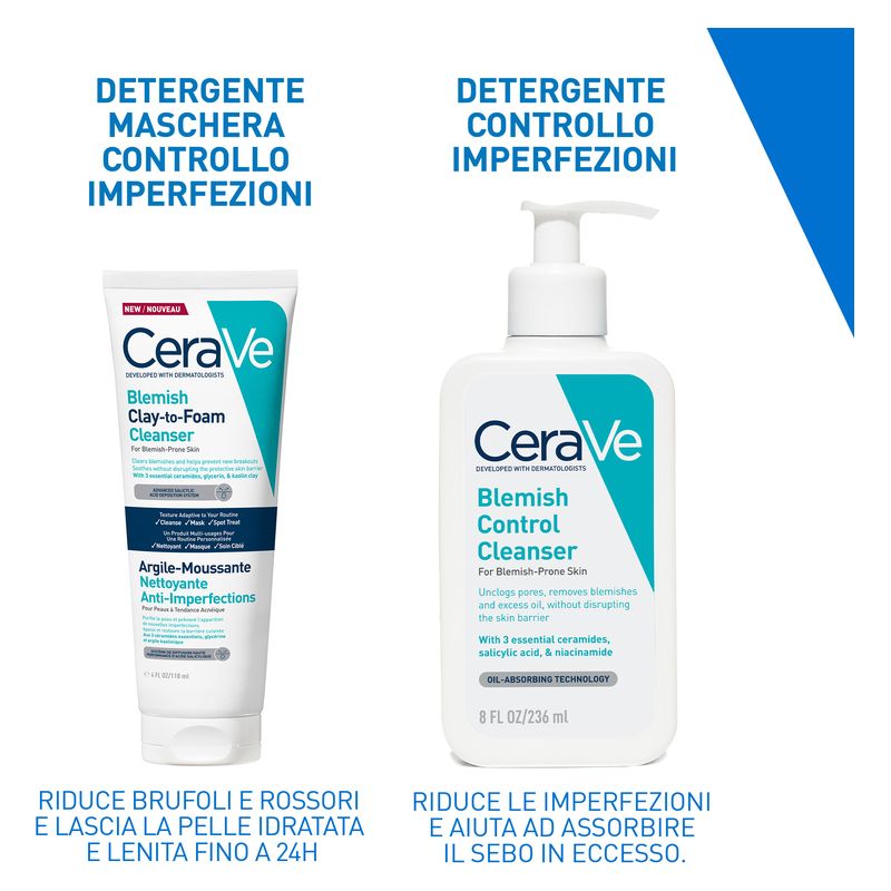 CERAVE - BLEMISH CLAY-TO-FOAM CLEANSER