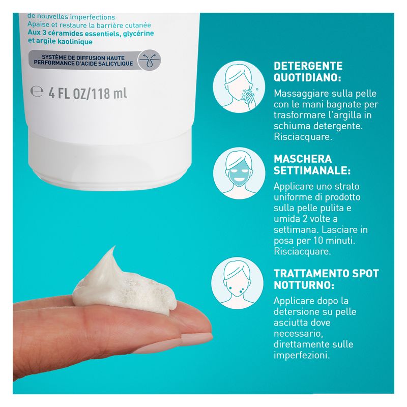 CERAVE - BLEMISH CLAY-TO-FOAM CLEANSER