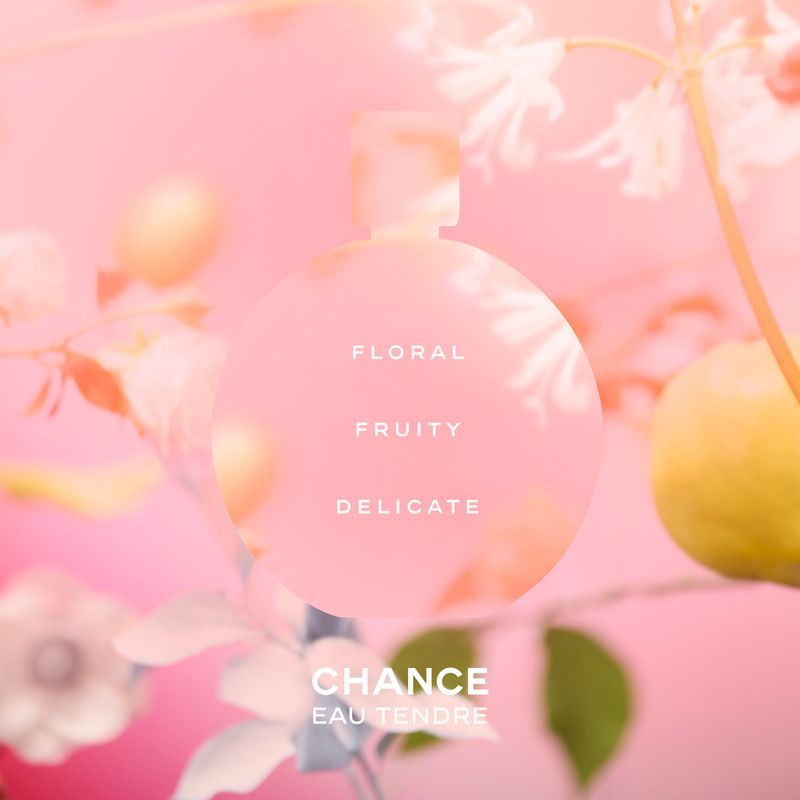 CHANEL Chance Eau Tendre, Eau De Toilette Donna, 150 ml Spray, Fragranza Floreale Fruttata, Profumo Delicato e Luminoso