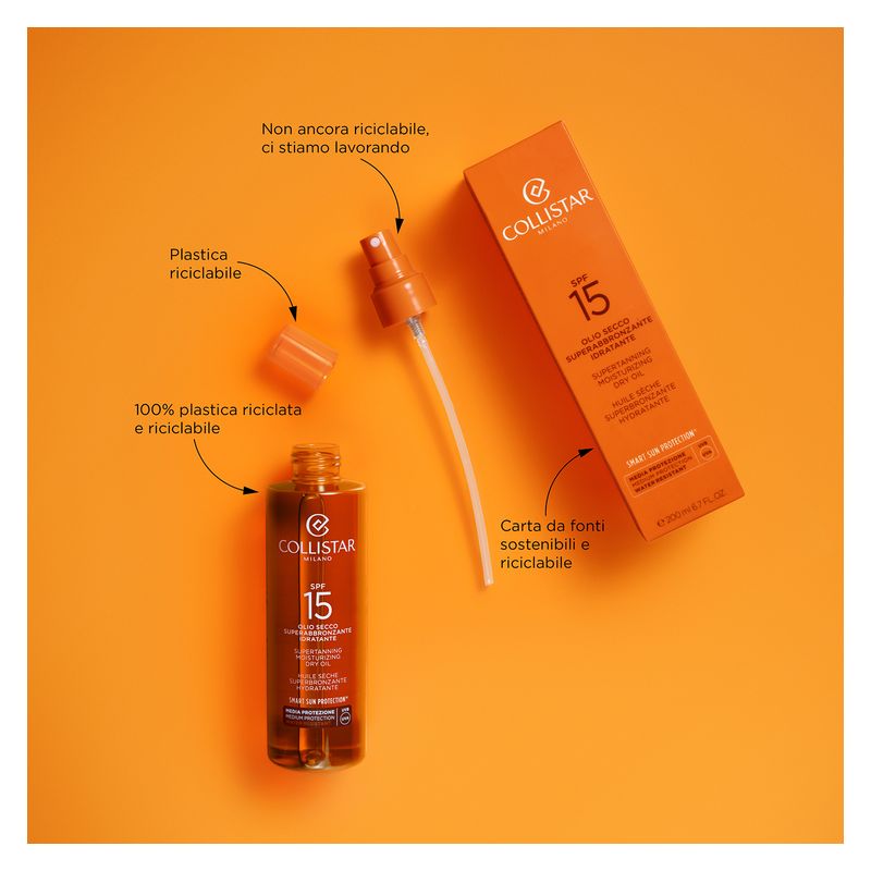 Collistar Olio Secco Superabbronzante Idratante Spf 15