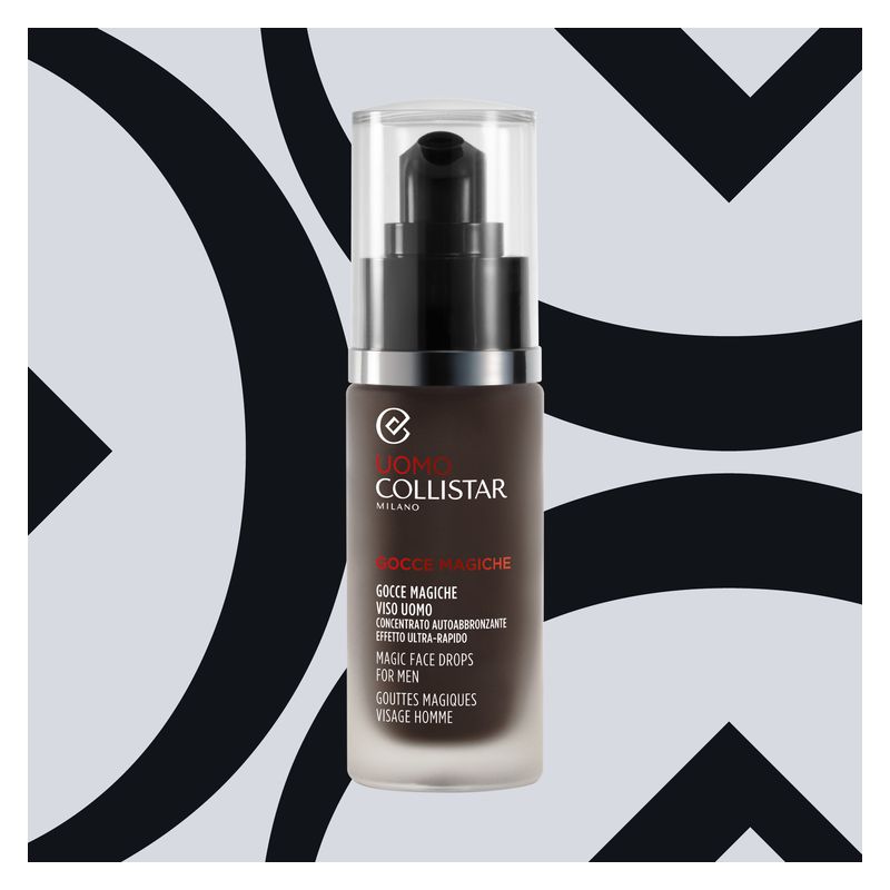 Collistar Uomo Gce Magiche Viso, Concentrato Autoabbronzante Uomo, 30 ml, Effetto Ultra-Rapido, Abbronzatura Naturale Senza Sole e Idratante Collistar Uomo Gce Magiche Viso, Concentrato Autoabbronzante Uomo, 30 ml, Effetto Ultra-Rapido, Abbronzatura Naturale Senza Sole e Idratante