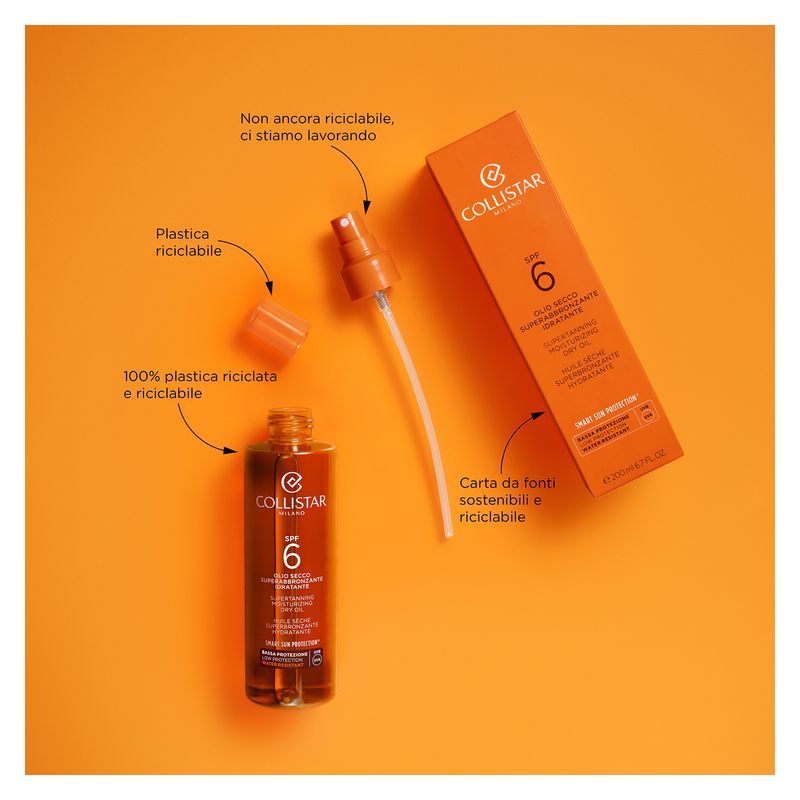 Collistar Olio Secco Superabbronzante Idratante Spf 6