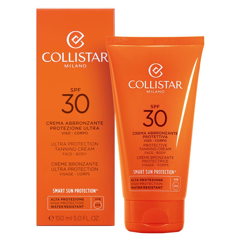 Collistar Crema Abbronzante Protezione Ultra Viso-Corpo Spf 30