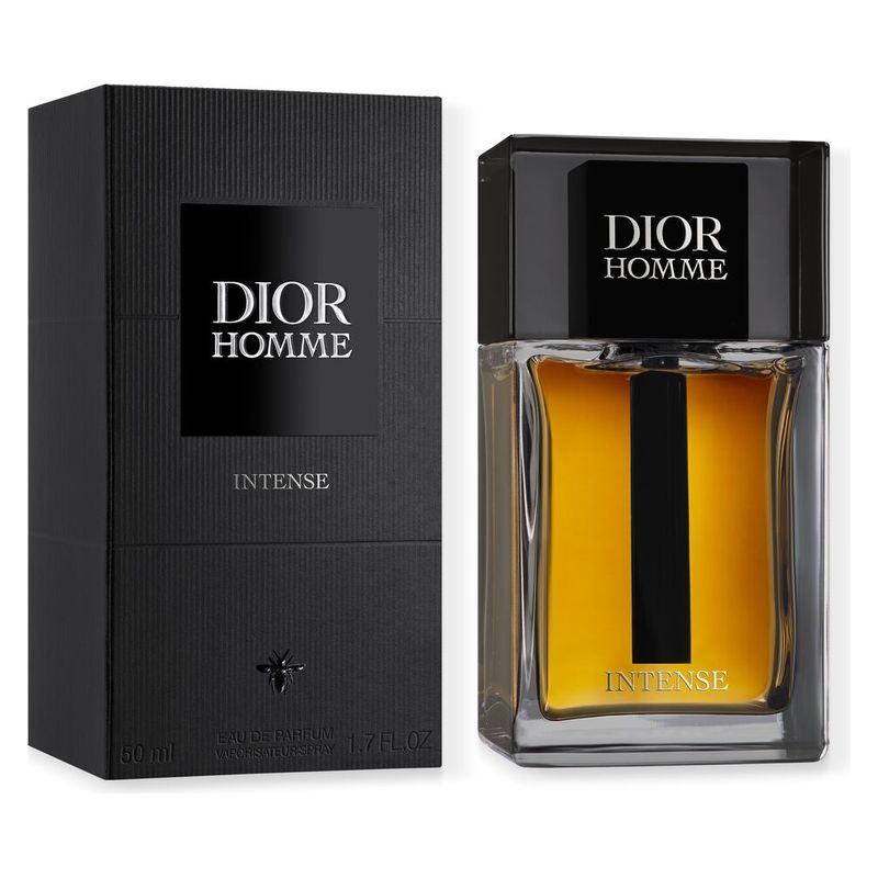 DIOR Homme Intense, Eau de Parfum Uomo, 50 ml Spray, Intenso e Sofisticato, Profumo maschile legnoso floreale muschiato con note di Iris e Ambretta