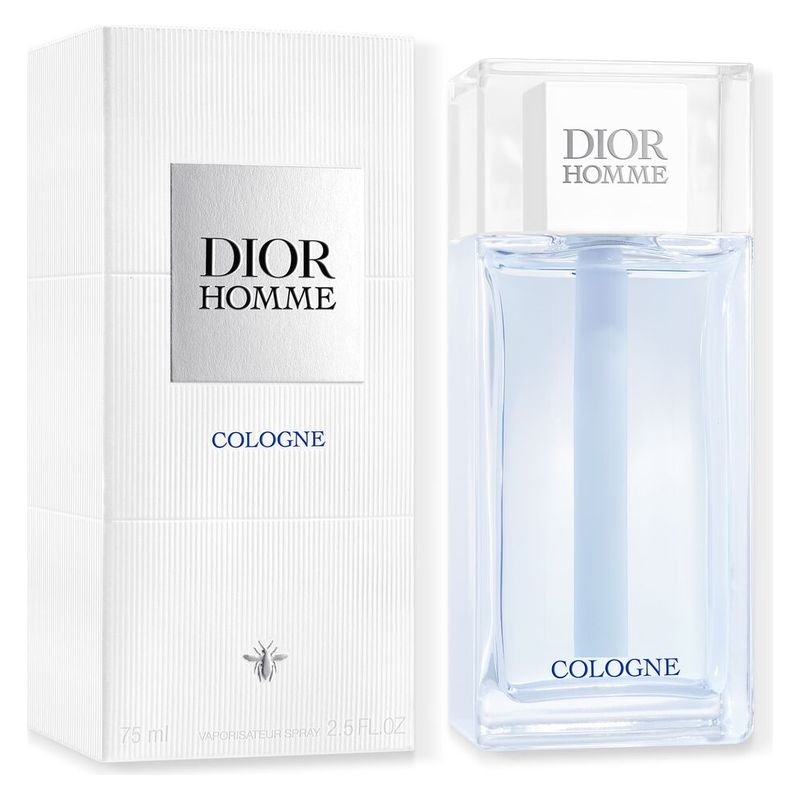 DIOR Homme Cologne, Eau de Toilette Uomo, 75 ml Spray, Profumo Agrumato Aromatico con Note Fresche e Muschiate