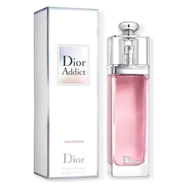 DIOR Dior Addict Eau Fraiche, Eau de Toilette Donna, 50 ml Spray, Fragranza Floreale Fresca, Profumo femminile agrumato, luminoso e vibrante DIOR Dior Addict Eau Fraiche, Eau de Toilette Donna, 50 ml Spray, Fragranza Floreale Fresca, Profumo femminile agrumato, luminoso e vibrante