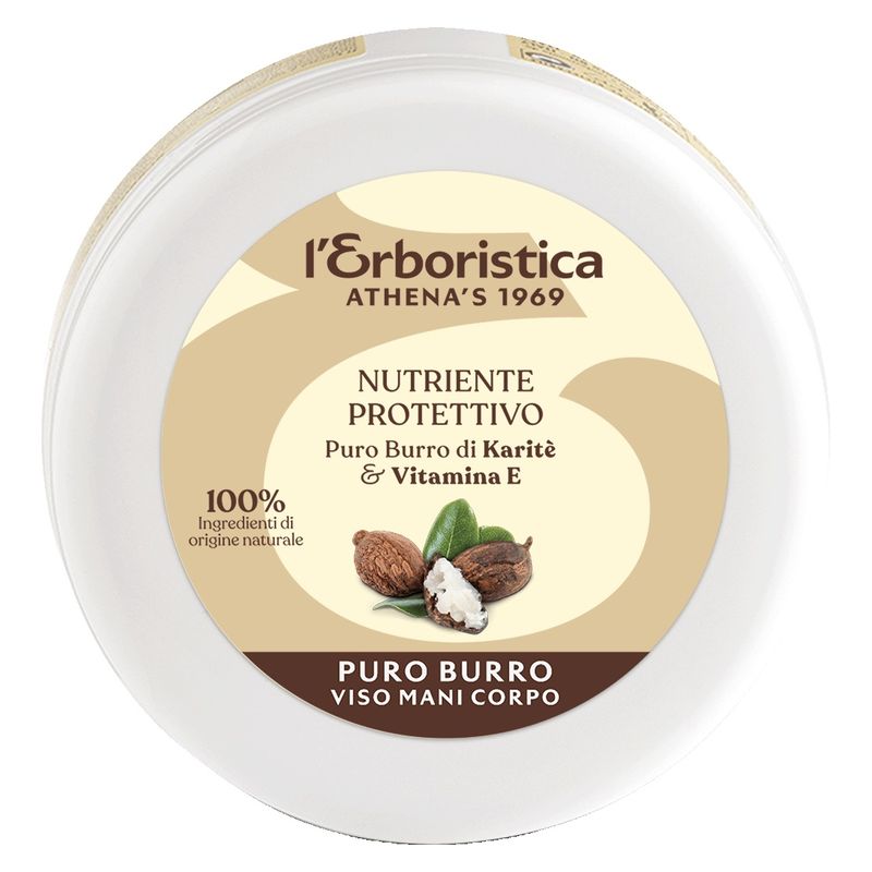 Erboristica Burro Di Karité + Vitamina E - Viso Mani Corpo