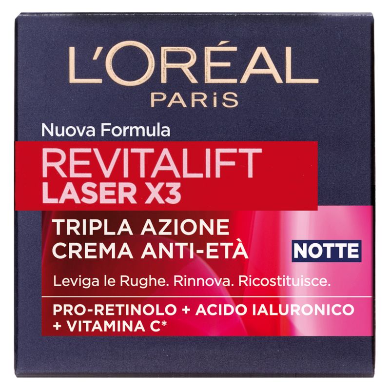 L'Oréal Revitalift Laser X3 Crema Anti-Età Notte