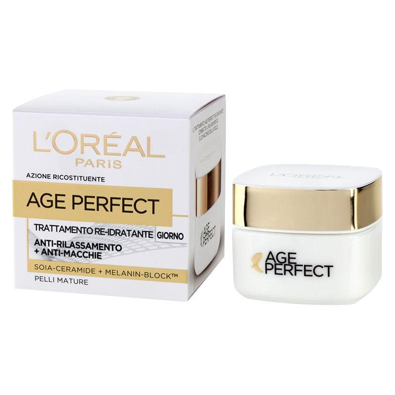 L'Oréal Age Perfect Trattamento Re-Idratante Giorno Anti-Rilassamento + Anti-Macchie