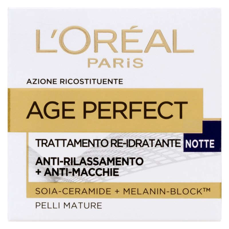 L'Oréal Age Perfect Trattamento Re-Idratante Notte Anti-Rilassamento + Anti-Macchie