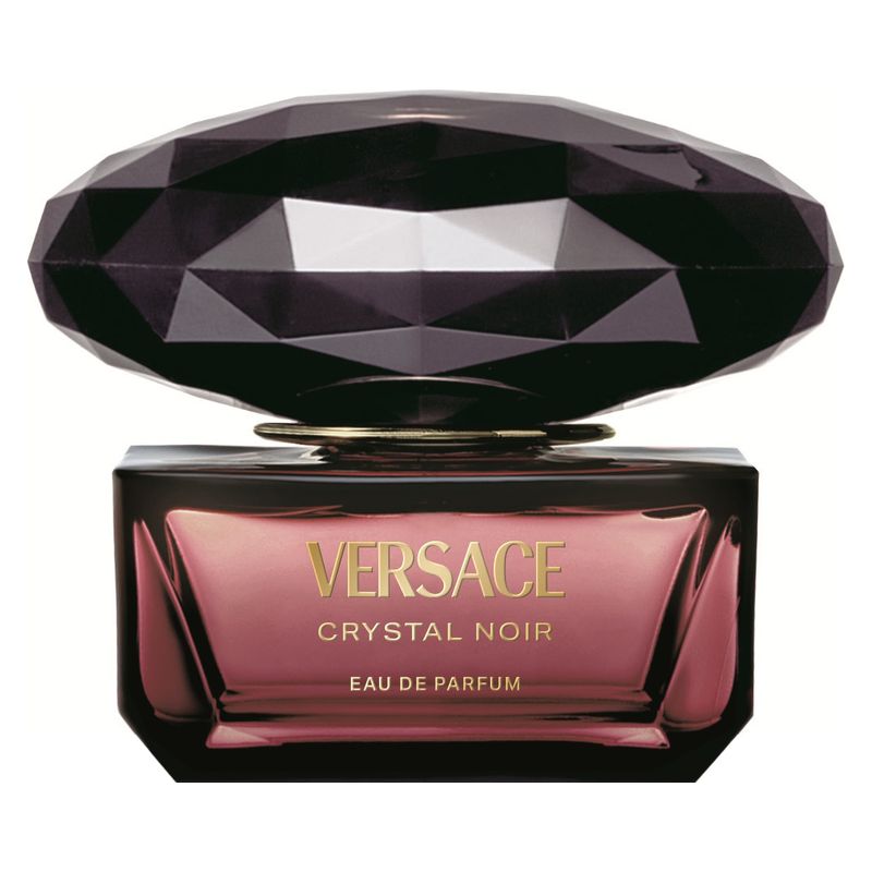 Versace Crystal Noir, Eau de Parfum Donna, 50 ml Spray, Profumo femminile sensuale e misterioso, Fragranza Floreale Orientale persistente e da scia Versace Crystal Noir, Eau de Parfum Donna, 50 ml Spray, Profumo femminile sensuale e misterioso, Fragranza Floreale Orientale persistente e da scia