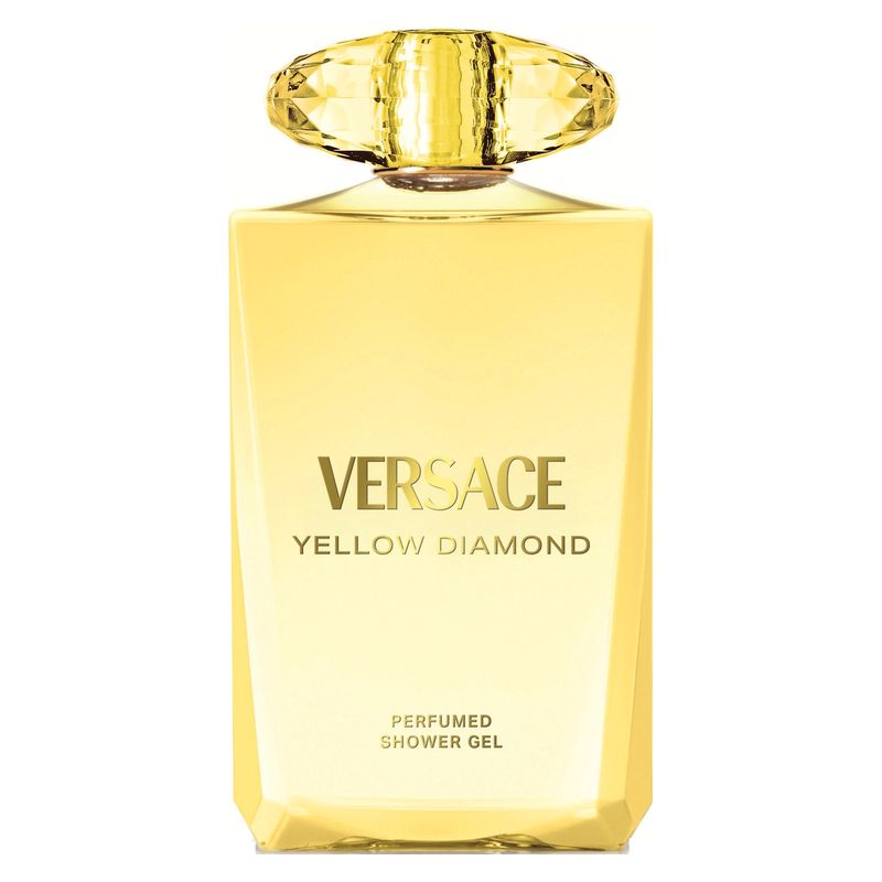 Versace Yellow Diamond, Gel Doccia Profumato Donna, 200 ml, Bagnoschiuma Idratante con note Floreali e Fruttate, per Pelle Morbida e Setosa Versace Yellow Diamond, Gel Doccia Profumato Donna, 200 ml, Bagnoschiuma Idratante con note Floreali e Fruttate, per Pelle Morbida e Setosa