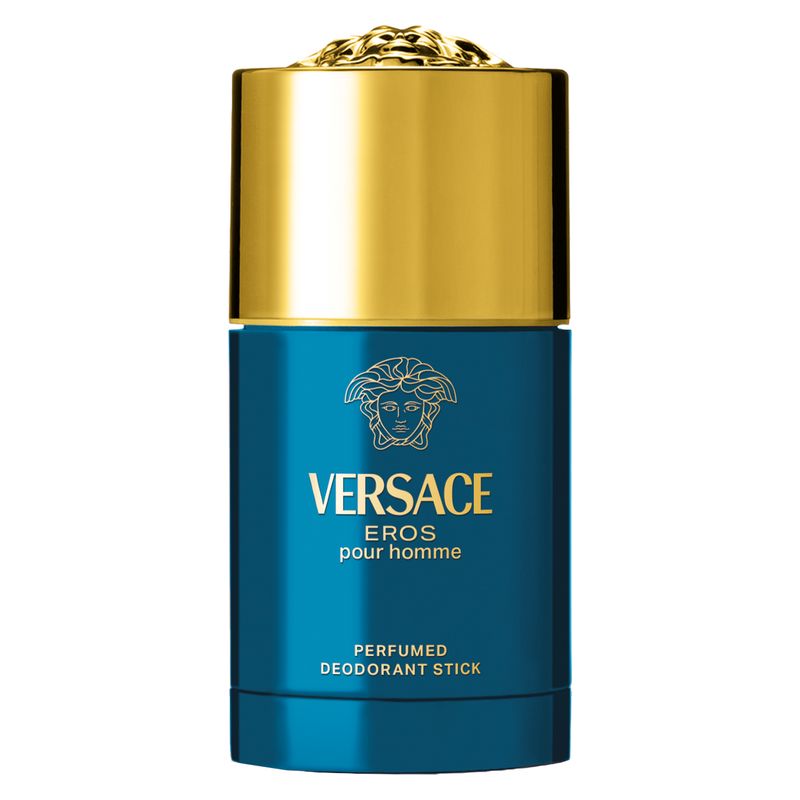 Versace Eros, Deodorante Stick Uomo, 75 ml, Protezione a Lunga Durata, Profumo Aromatico Fougère con Menta, Limone e Vaniglia Versace Eros, Deodorante Stick Uomo, 75 ml, Protezione a Lunga Durata, Profumo Aromatico Fougère con Menta, Limone e Vaniglia