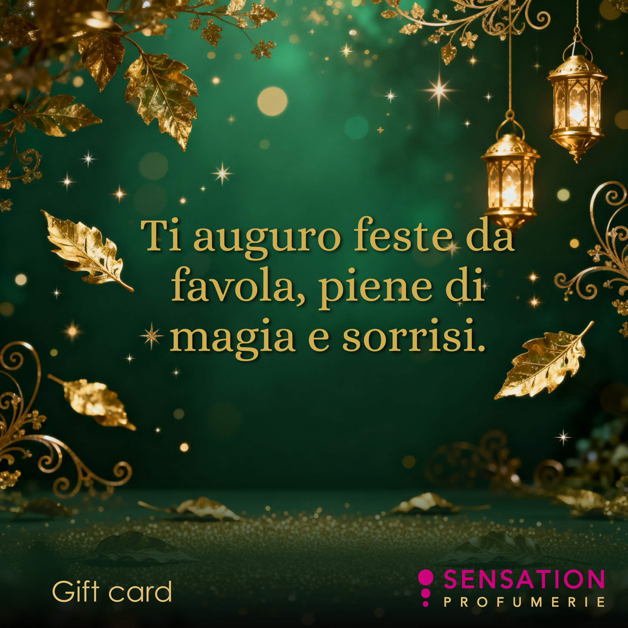 Gift card selezionata