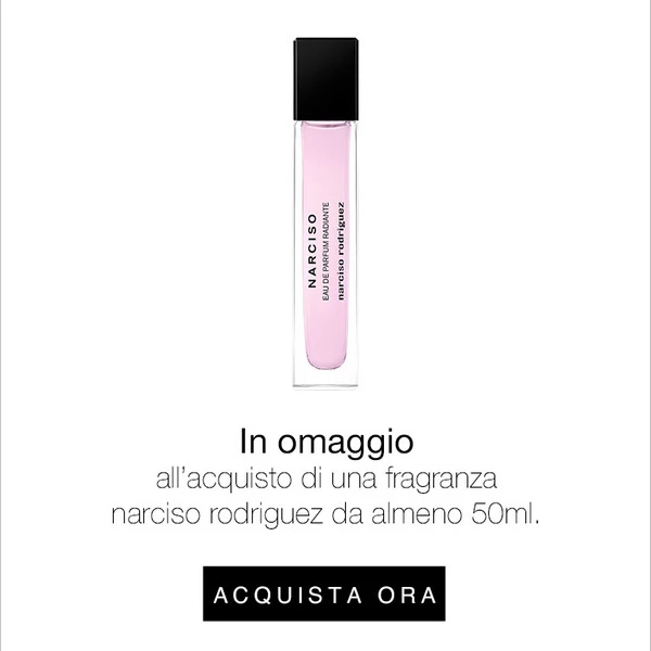 In regalo la travel size Narciso Radiante